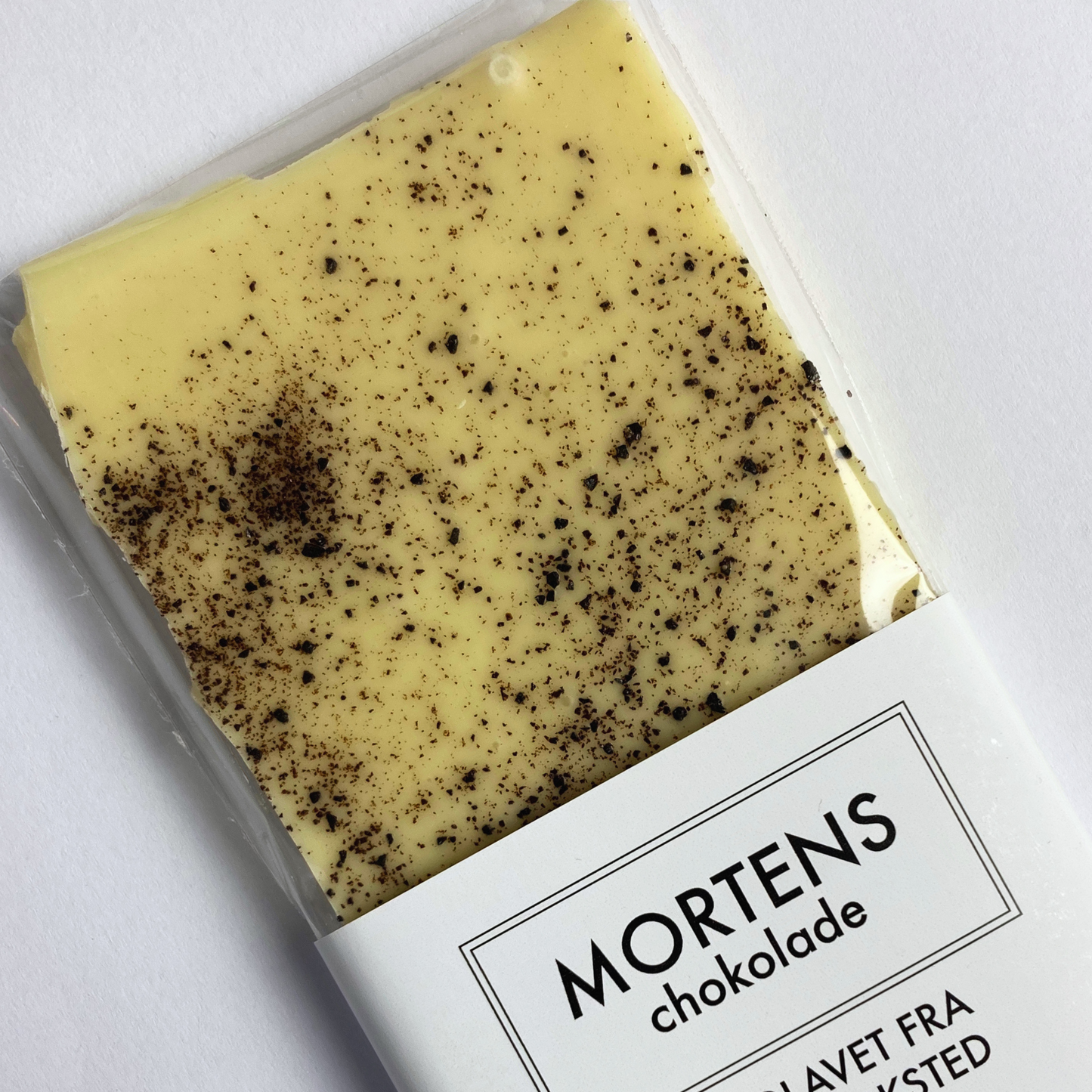 Hvid chokolade med lakrids og citrus
