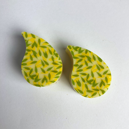 Hvid chokolade med citrus-lime - 2 stk.