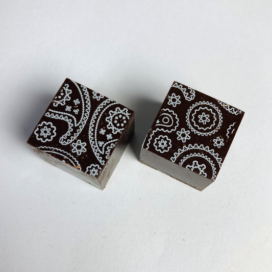 Mørk chokolade med pebermynte - 2 stk. (vegansk)