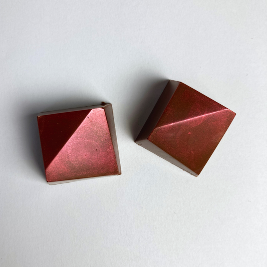 Lys chokolade med cubansk rom - 2 stk.