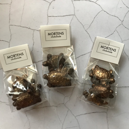 Chokoladeskildpadder - 3 poser (mørk chokolade)